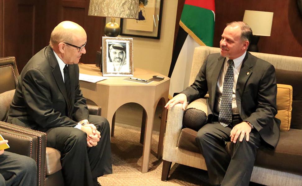 نائب العاهل الأردني يلتقي وزير الدفاع الفرنسي