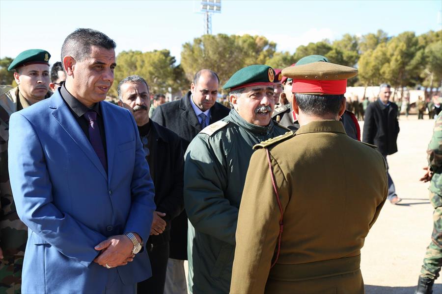 الناظوري والقطراني يتفقدان الكلية العسكرية في توكرة شرق بنغازي