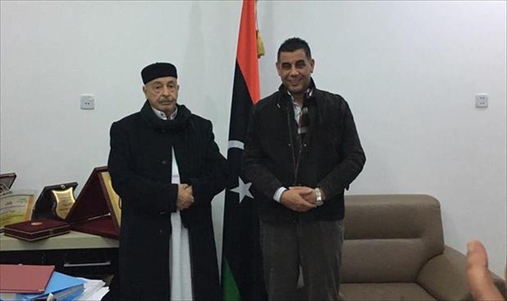 عقيلة يبحث مع القطراني مستجدات المشهد السياسي في ليبيا