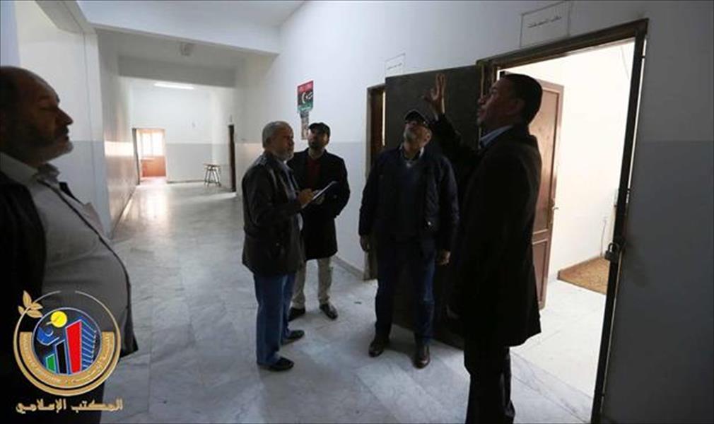 بالصور.. لجنة الأزمة بـ«أبوسليم» تزور أقسام الشرطة لصيانتها