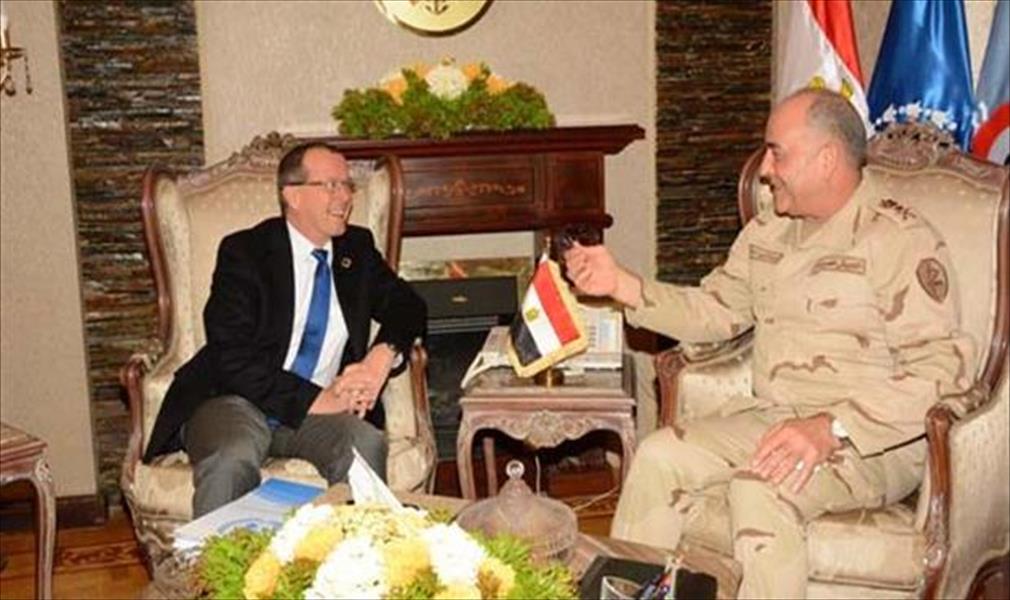 الفريق محمود حجازي يلتقي كوبلر لمتابعة الأزمة الليبية