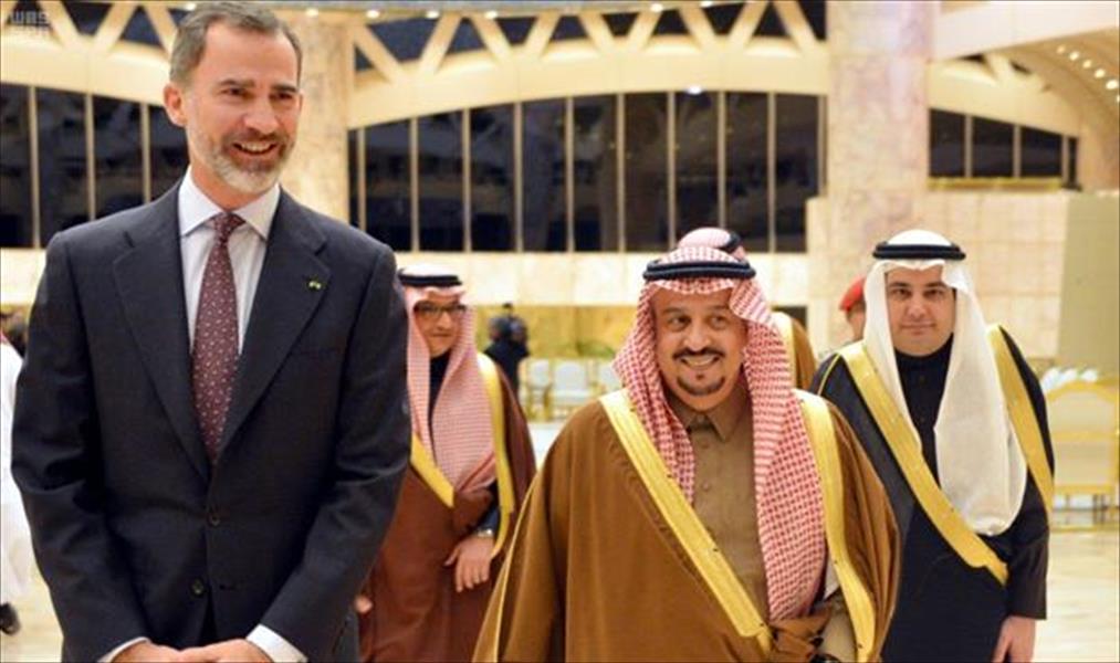 ملك إسبانيا في السعودية لبحث العلاقات بين الرياض ومدريد