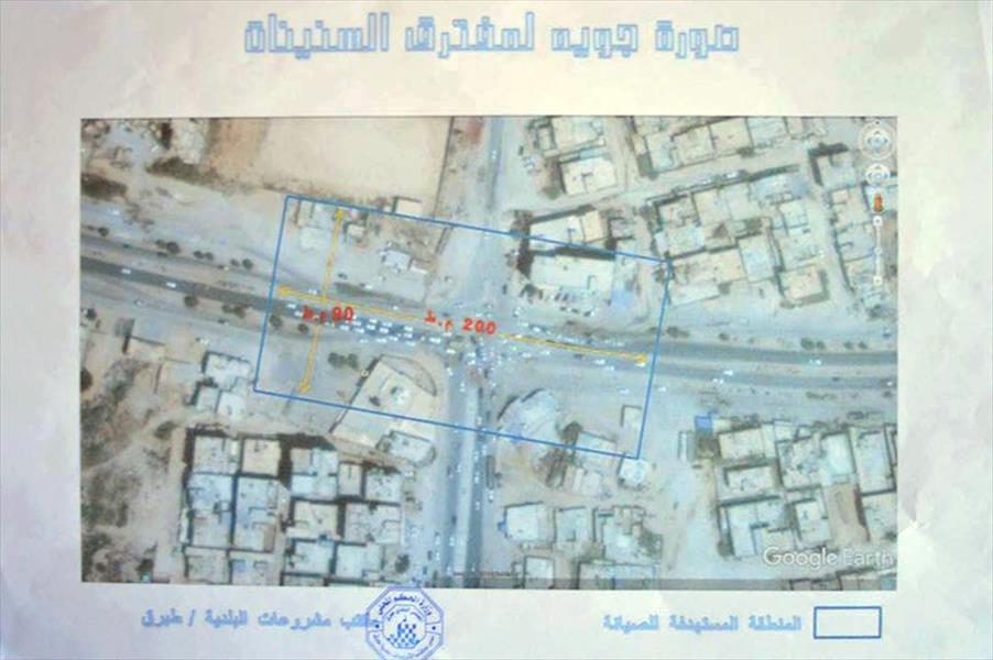 المجلس البلدي يشرع في صيانة طريق حي السنينات بمدينة طبرق