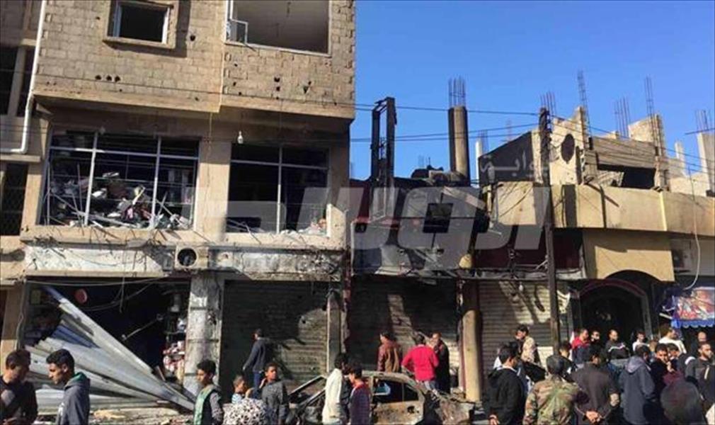 بالصور: آثار التفجير الذي استهدف وزير الداخلية الأسبق عاشور شوايل