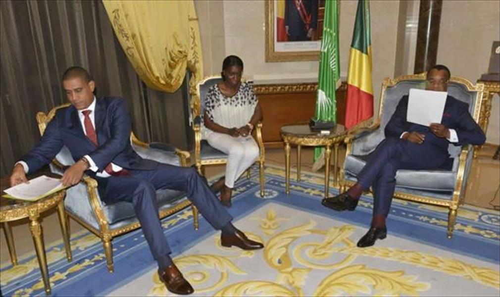 بوصفيطة يلتقي رئيس الكونغو ساسو نغيسو