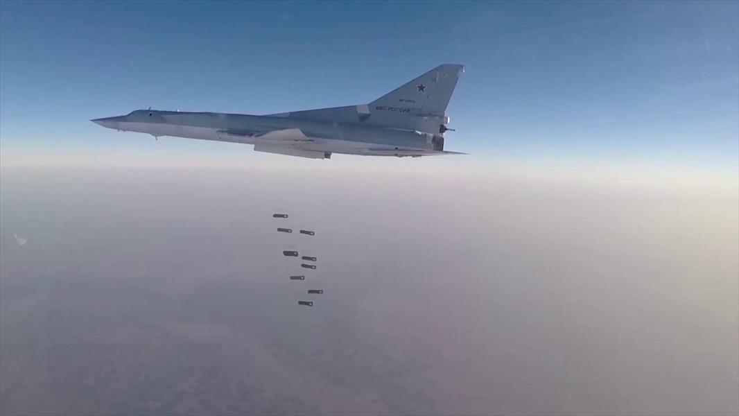 قاذفات روسية تستهدف مواقع «داعش» بسورية