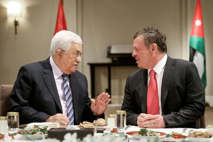 العاهل الأردني والرئيس عباس يبحثان عملية السلام والقدس