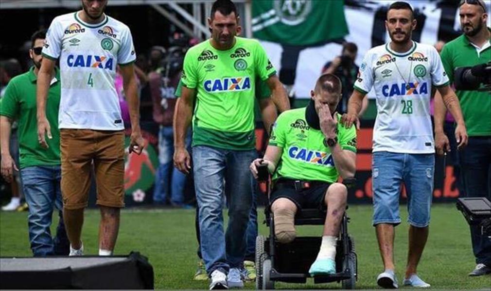 بالصور: حارس فريق «الأموات» في أول مباراة بدون ساقه
