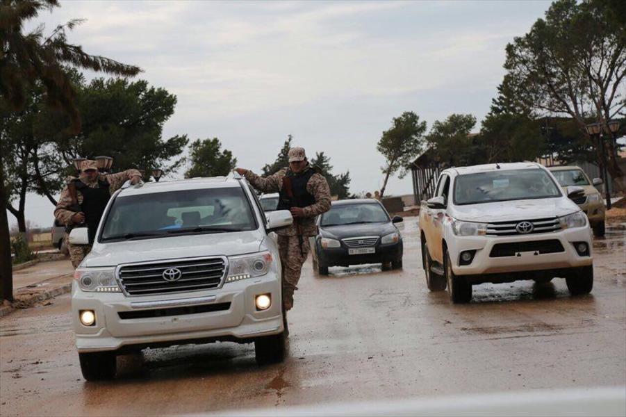 بالصور.. الناظوري يتفقد الكلية العسكرية بتوكرة شرق بنغازي