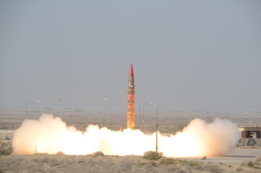 باكستان تختبر ثاني صاروخ يحمل رأسا نوويا خلال شهر