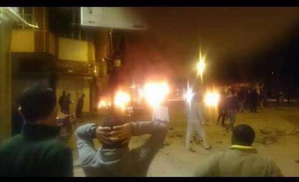 بالأسماء: 6 جرحى بينهم سيدة في تفجير سيارة مفخخة بوسط بنغازي