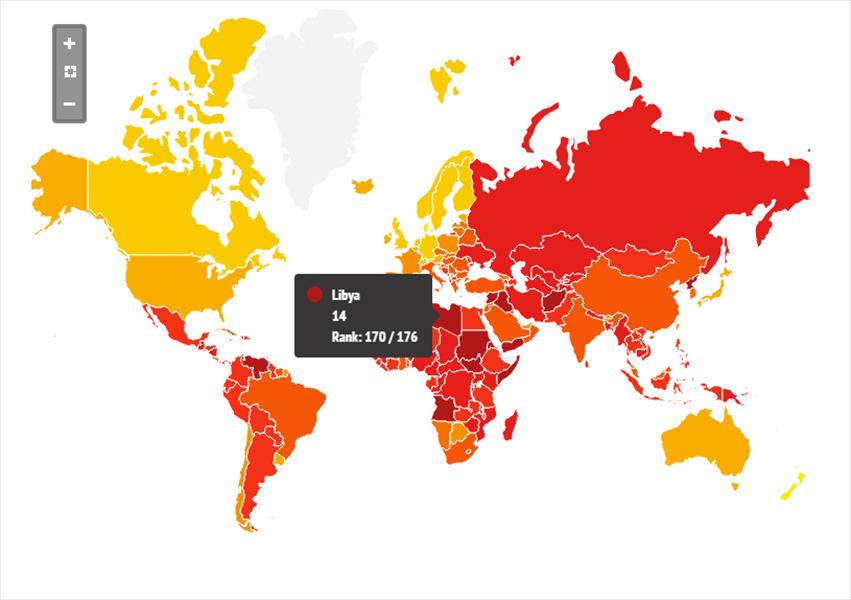 ليبيا تحتل المركز 170 على مستوى العالم في مكافحة الفساد