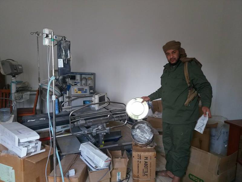 قوات الجيش تعثر على مستشفى ميداني متكامل بمنطقة قنفودة غرب بنغازي