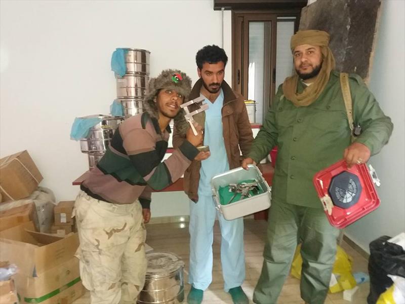 قوات الجيش تعثر على مستشفى ميداني متكامل بمنطقة قنفودة غرب بنغازي