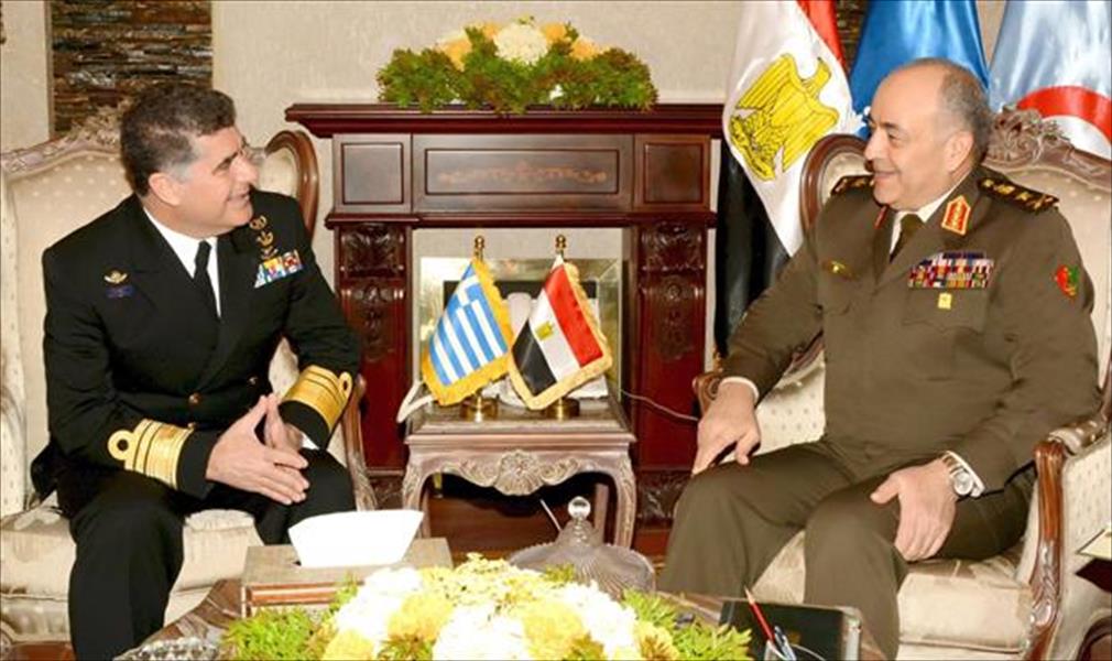 مصر: حجازي وقائد القوات البحرية اليونانية يبحثان تطورات الأوضاع الإقليمية