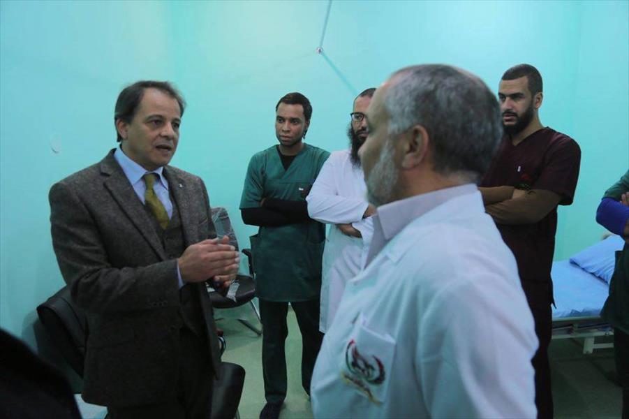 وزير «صحة الموقتة» يتفقد المرافق الصحية في الزنتان