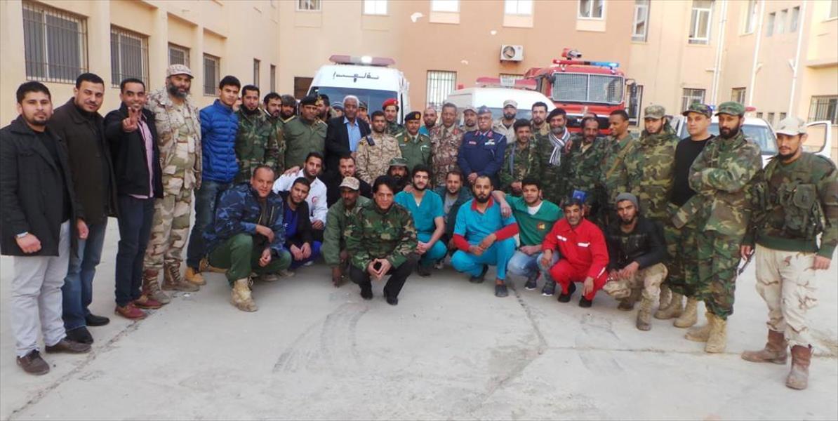 افتتاح مستشفى ميداني عسكري متكامل بمحور «وسط البلاد» في بنغازي