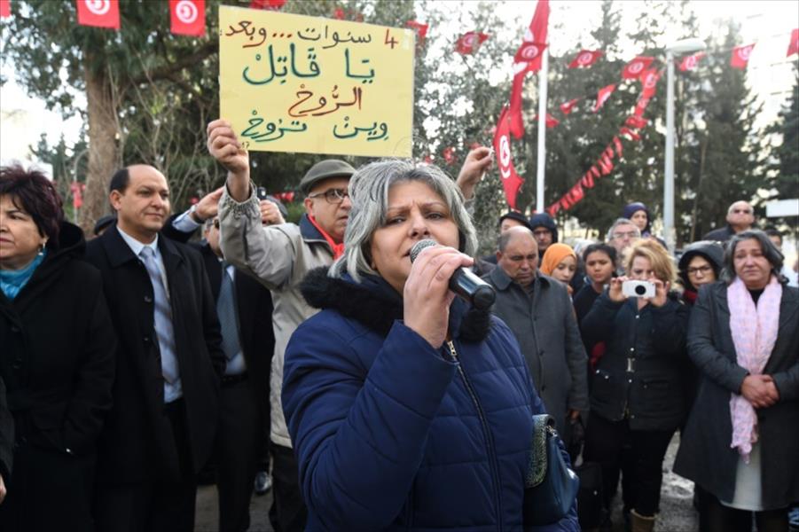 تونس: أقارب شكري بلعيد يبحثون عن «حقيقة» اغتياله في الذكرى الرابعة
