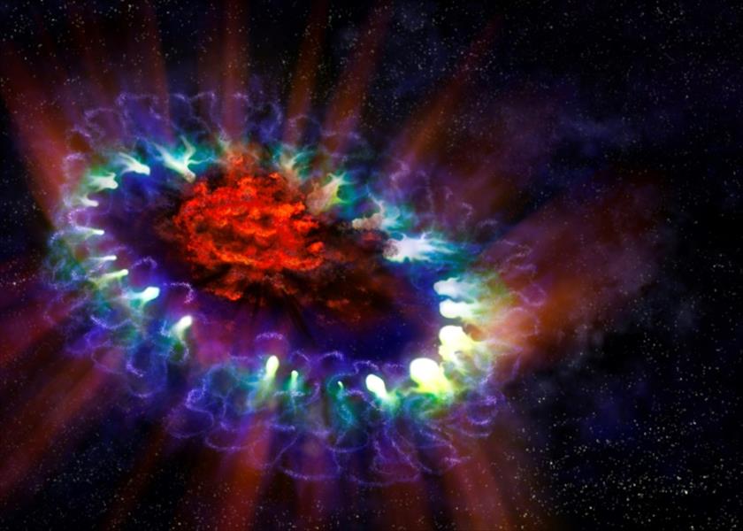 رصد المراحل الأولى من انفجار نجمي