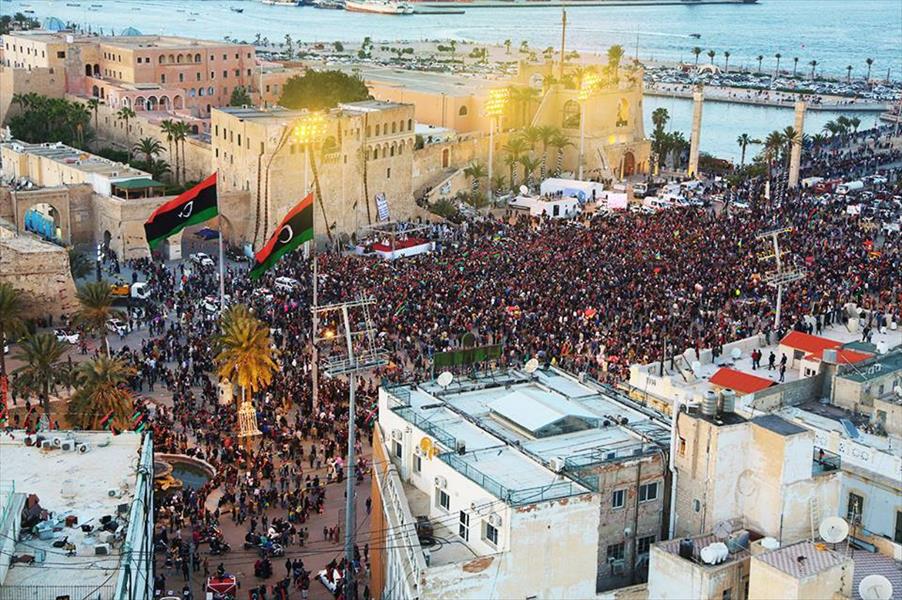 بالصور: احتفالات في طرابلس بالذكرى السادسة لثورة 17 فبراير