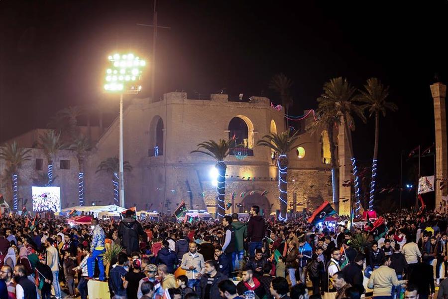 بالصور: احتفالات في طرابلس بالذكرى السادسة لثورة 17 فبراير