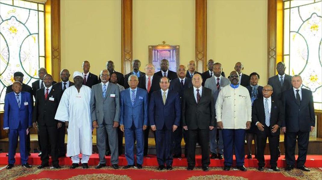 السيسي لرؤساء المحاكم الأفارقة: مصر حريصة على ترسيخ دولة القانون