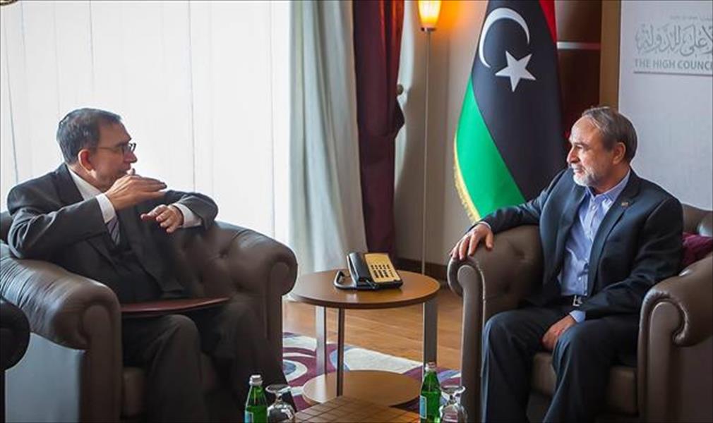 الجمالي يلتقي رئاسة مجلس الدولة في طرابلس