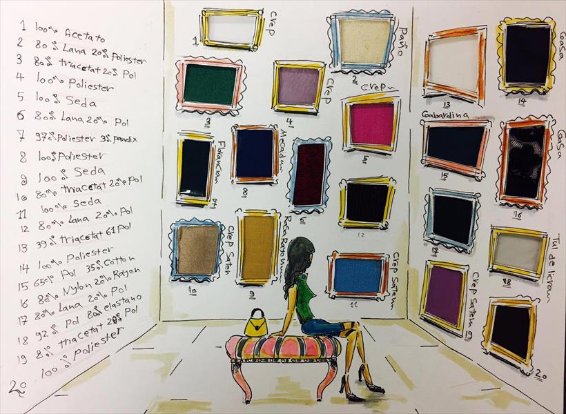 طالبة ليبية تدمج لوحات «بيكاسو» بتصميم الأزياء