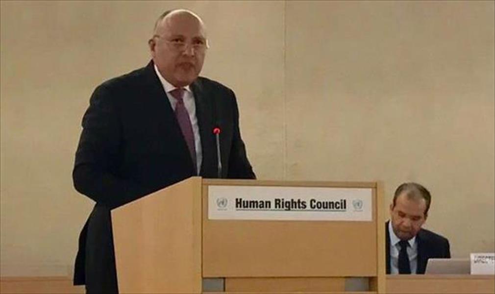 مصر تطالب مجلس حقوق الإنسان بالبعد عن التسييس والاستعلاء الثقافي
