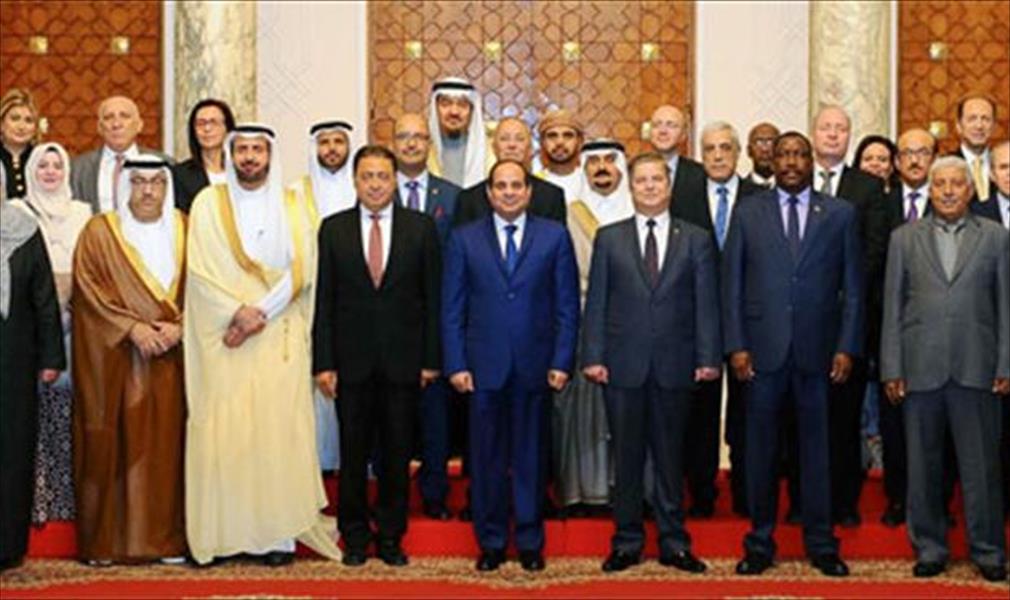 السيسي يستقبل وزراء الصحة العرب