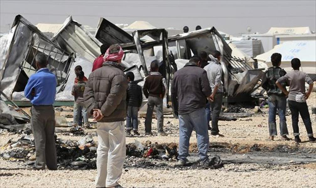 الأمم المتحدة تبدي انزعاجها من أحداث مخيم الزعتري للسوريين في الأردن
