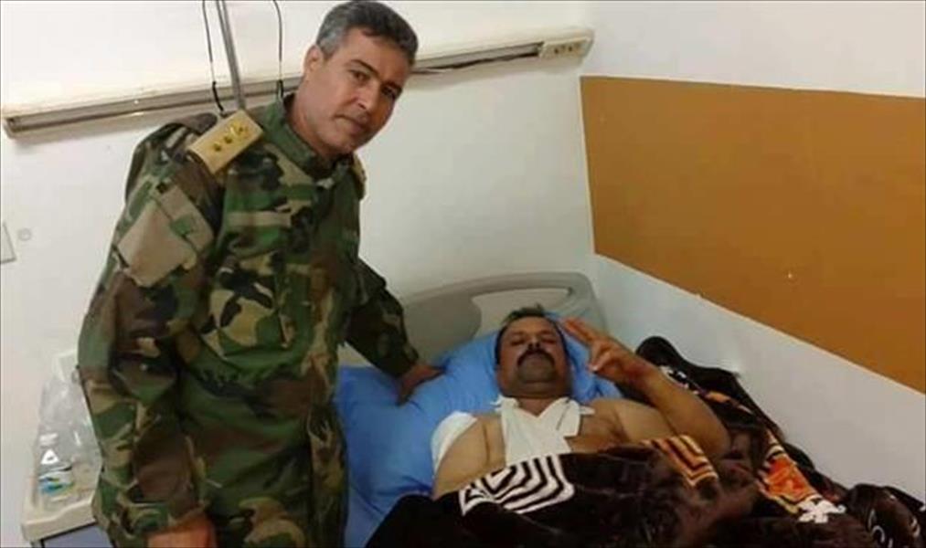 إصابة آمر كتيبة شهداء البخارية في اشتباكات الهلال النفطي