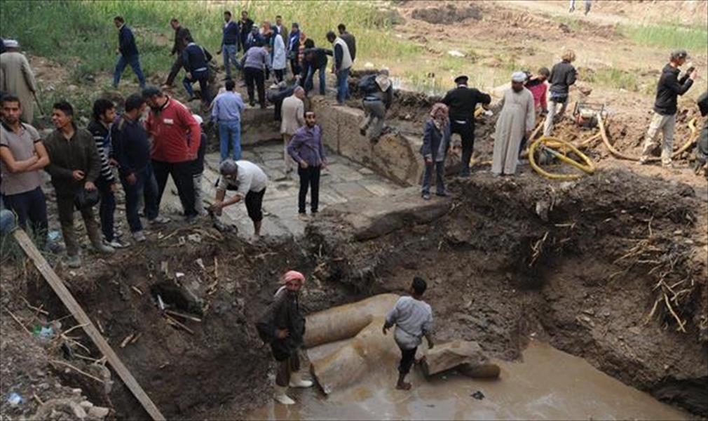 مصر: استكمال أعمال استخراج تمثال رمسيس الثاني بمنطقة المطرية غدًا