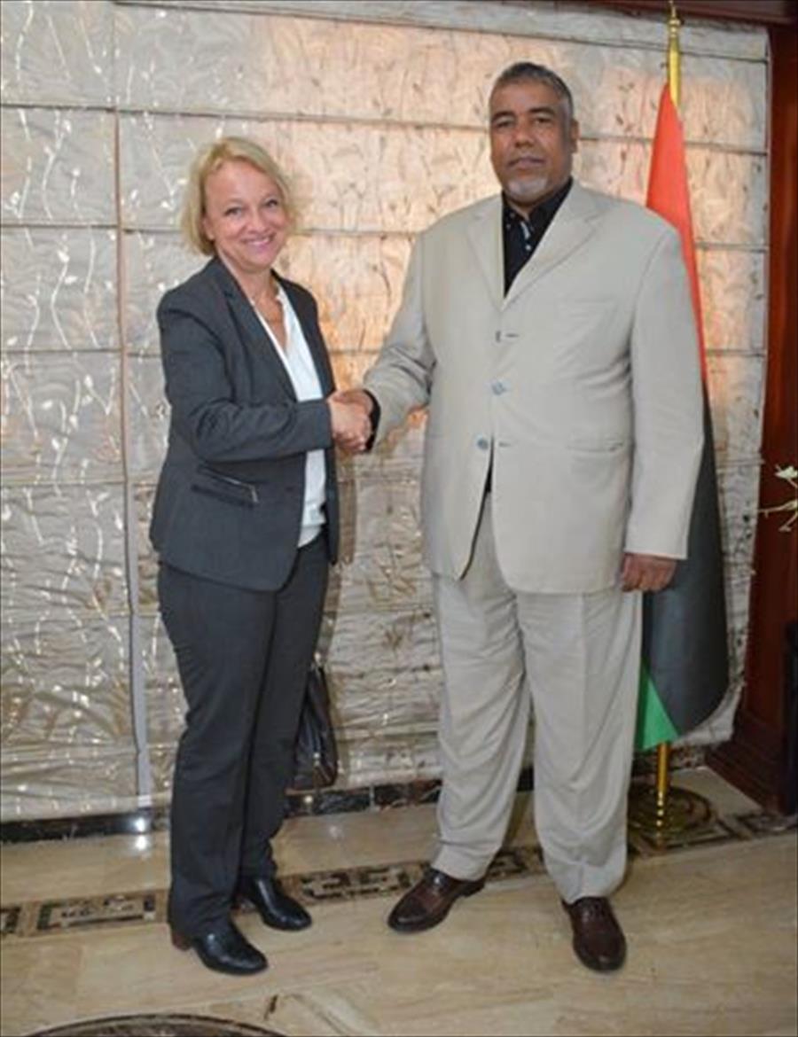 قنصو يلتقي رئيسة بعثة الاتحاد الأوروبي في ليبيا
