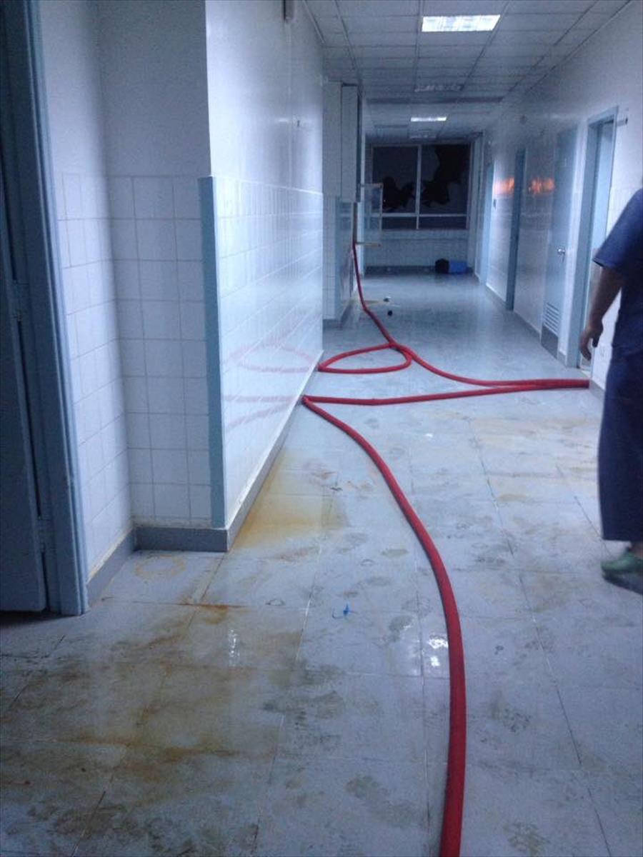 السيطرة على حريق اندلع بقسم الأطفال بمستشفى الخضراء في طرابلس