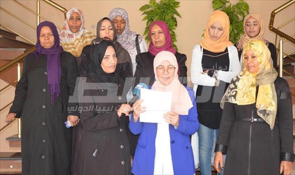 الاتحاد النسائي في سبها يرفض اشتباكات طرابلس ويدعو للحوار