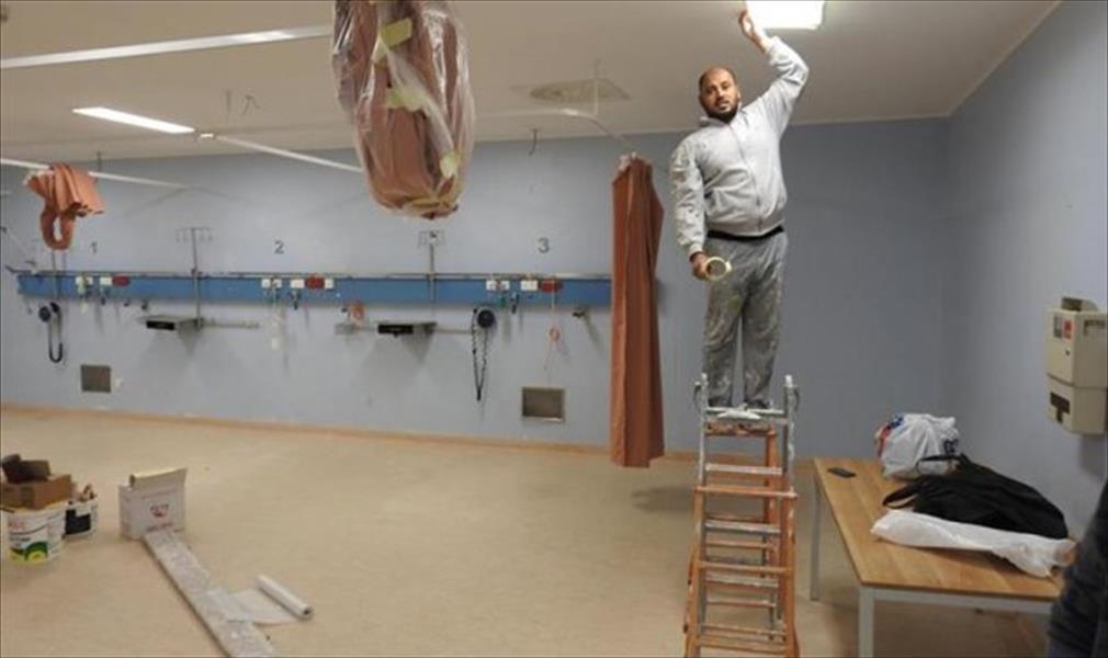 تجهيز مستشفى الهواري ببنغازي لإعادة افتتاحه أمام المرضى