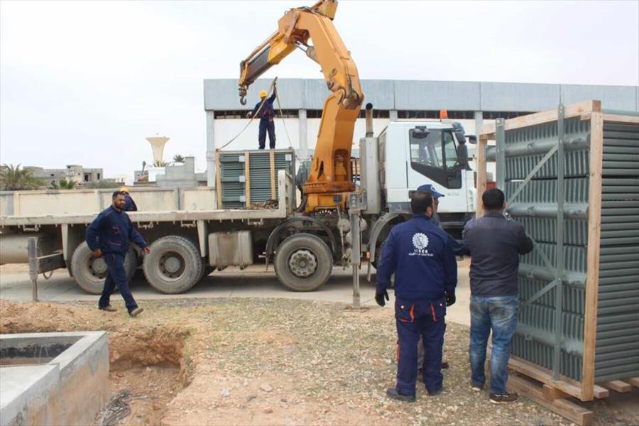 شركة دولية تجري صيانة لمحطات كهرباء جامعة بنغازي وقاريونس