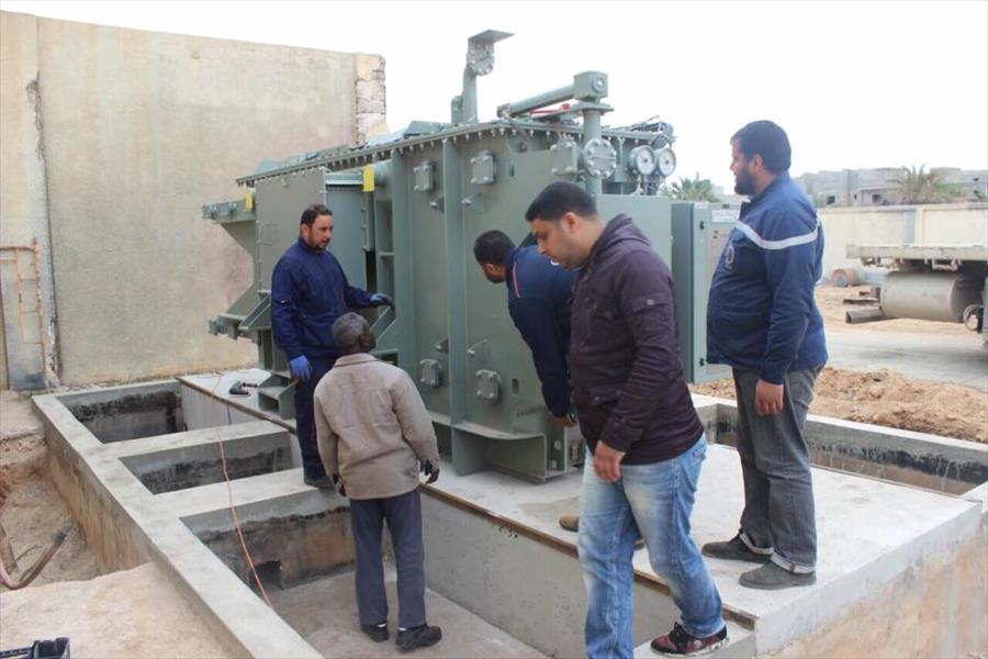 شركة دولية تجري صيانة لمحطات كهرباء جامعة بنغازي وقاريونس