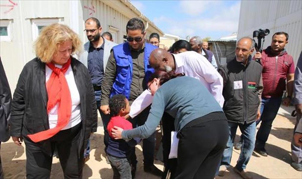 «شؤون النازحين» تبحث مع وفد دولي أولويات الاحتياجات الإنسانية في ليبيا