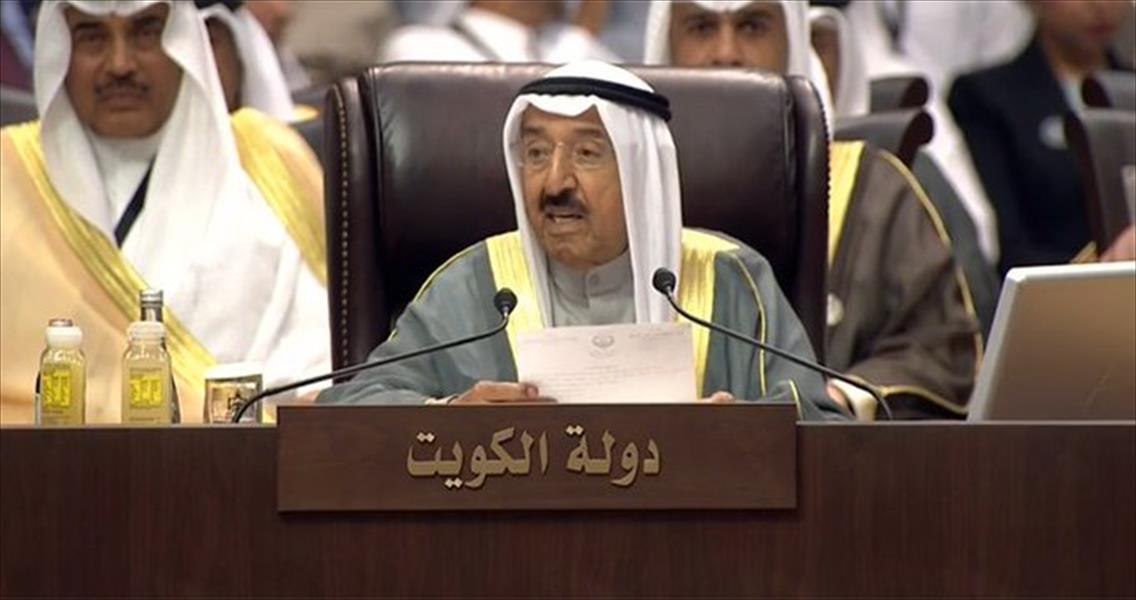 أمير الكويت: ندعو للحفاظ على وحدة ليبيا وتمكين حكومة الوفاق 