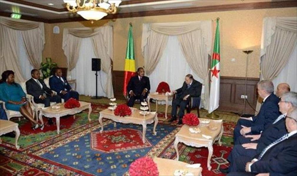 الملف الليبي يجمع بوتفليقة والرئيس الكونغولي بعد ست سنوات في الجزائر