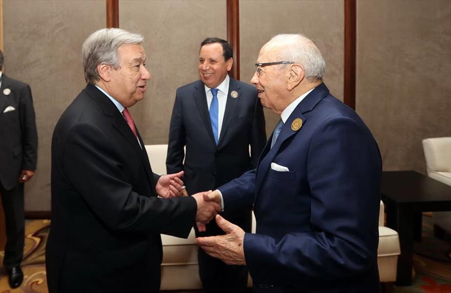 بالصور.. السبسي يبحث مع «قادة عرب» المباردة التونسية لحل الأزمة الليبية