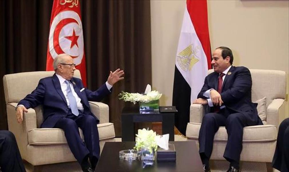 بالصور.. السبسي يبحث مع «قادة عرب» المباردة التونسية لحل الأزمة الليبية