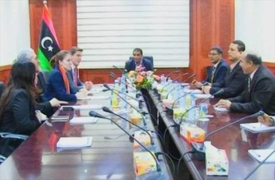 وزير «عدل الوفاق» يستقبل وفدًا من الخارجية والسفارة البريطانية لدى ليبيا