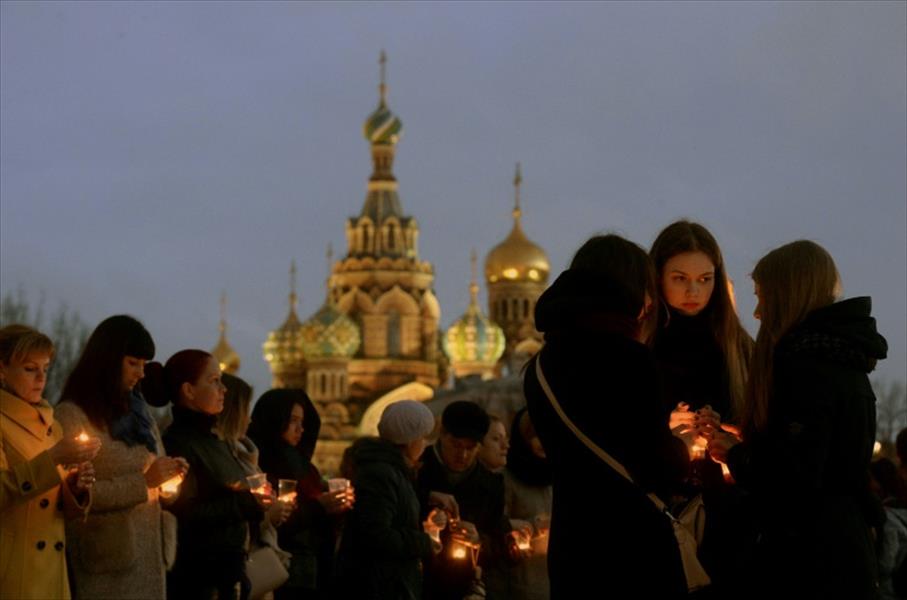 روسيا تشيع ضحايا اعتداء «سان بطرسبورغ»