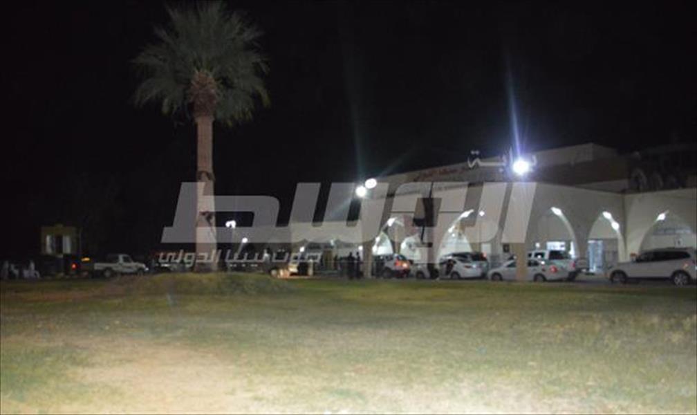 بالصور: تسليم مطار سبها وإخلاء المواقع العسكرية المحيطة