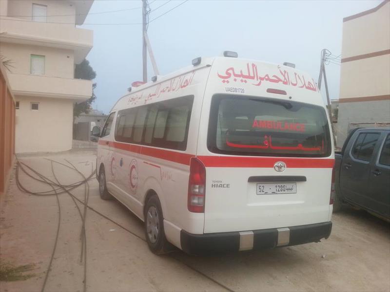 «الهلال الأحمر» يسير قافلة طبية إلى طلميثة شرق بنغازي