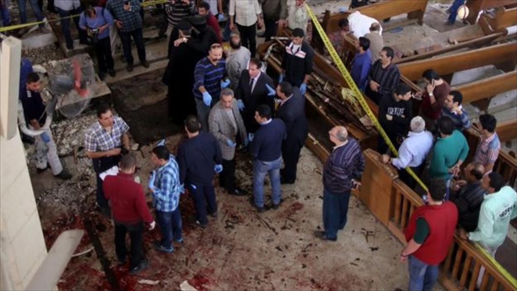 بالفيديو: لحظة تنفيذ «انتحاري» الهجوم على كنيسة الإسكندرية