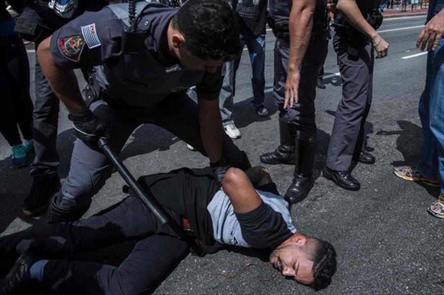 اشتباكات تسفر عن اعتقال 45 مشجعًا في البرازيل